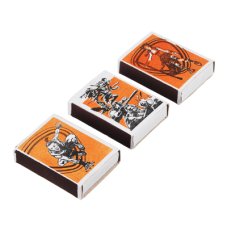 Спички бытовые, БЛОК 10 коробков 7,5х6,5х5,1см, осина, картон, зажигательная масса. BY